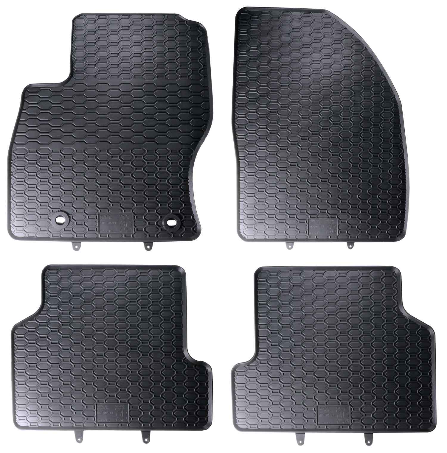 Alfombrillas de goma Ford Focus MK2 (2003-2011) - Juego 4 Piezas