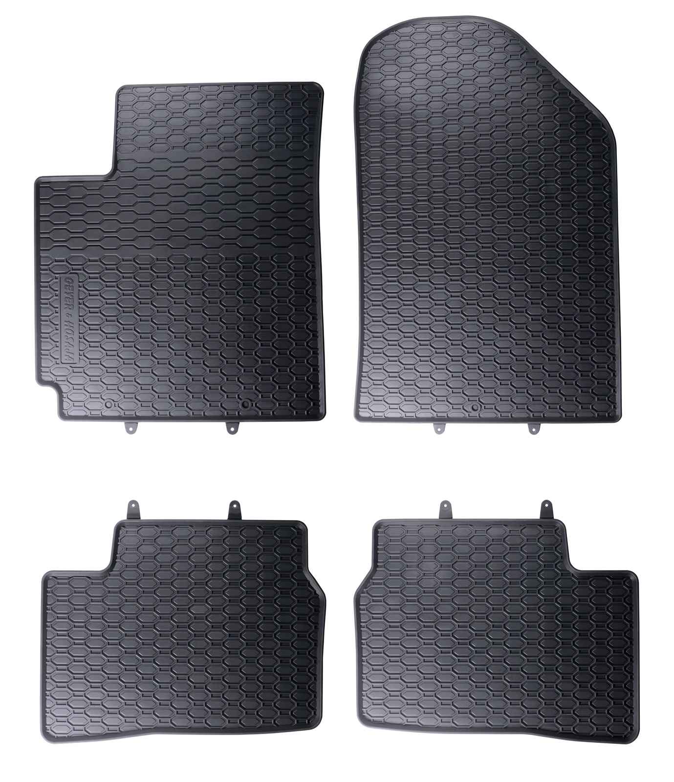 Alfombrillas de goma Kia Picanto II (2011-2016) - Juego 4 Piezas