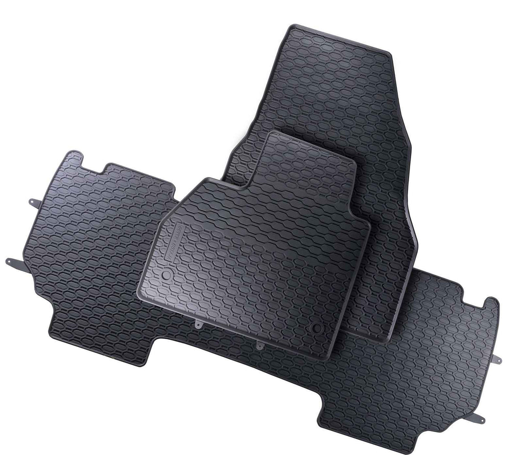 Alfombrillas de goma Renault Kangoo II (2008-2021) - 2ª fila Unida