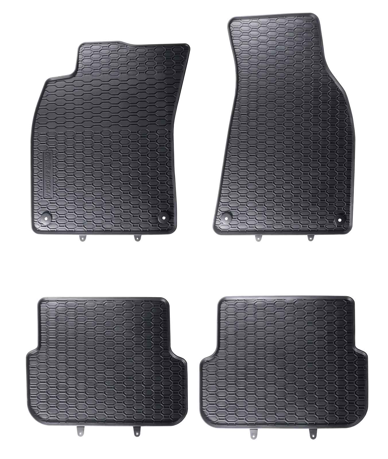 Alfombrillas de goma Audi A6 C6 (2004-2011) - Juego 4 Piezas