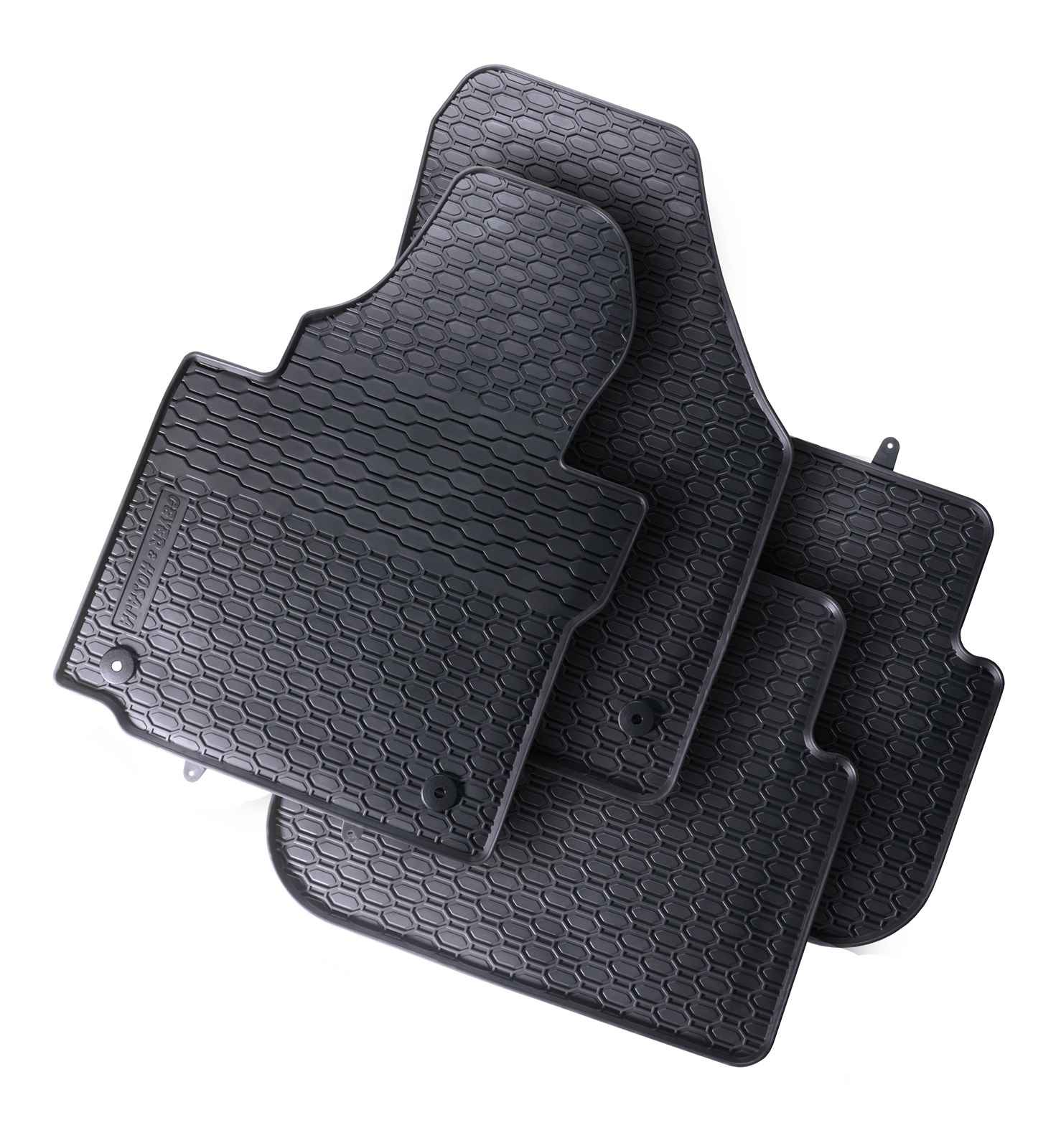 Alfombrillas de goma Volkswagen Touran I (2003-2010) - Juego 4 Piezas