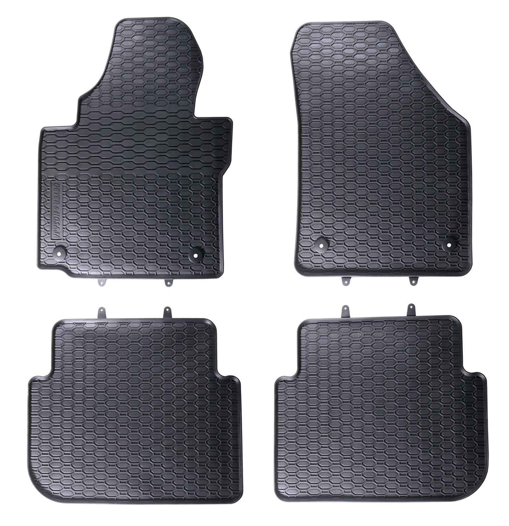 Alfombrillas de goma Volkswagen Touran II (2010-2015) - Juego 4 Piezas