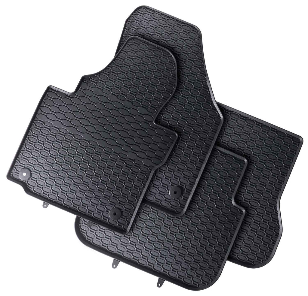 Alfombrillas de goma Volkswagen Caddy III / IV (2004-2020) - Juego 4 Piezas