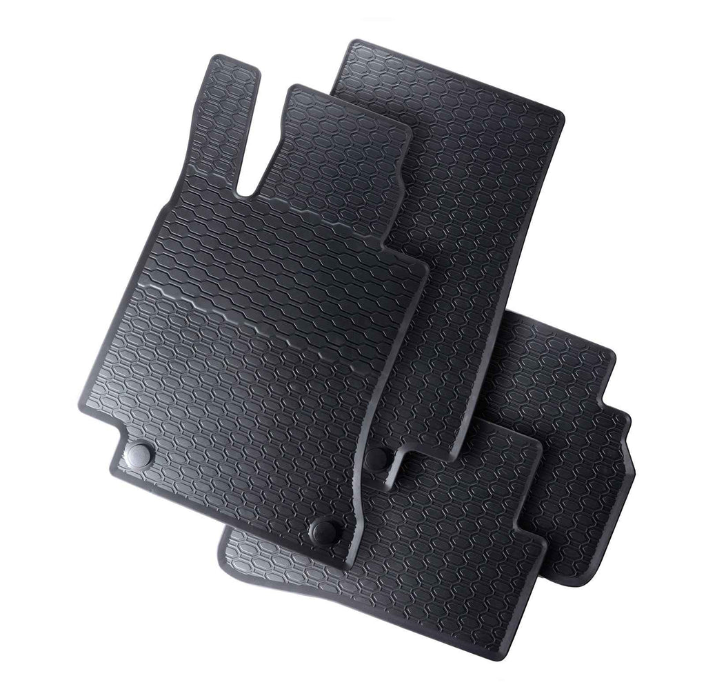 Alfombrillas de goma Mercedes Clase C W205 (2013-2021) - Juego 4 Piezas