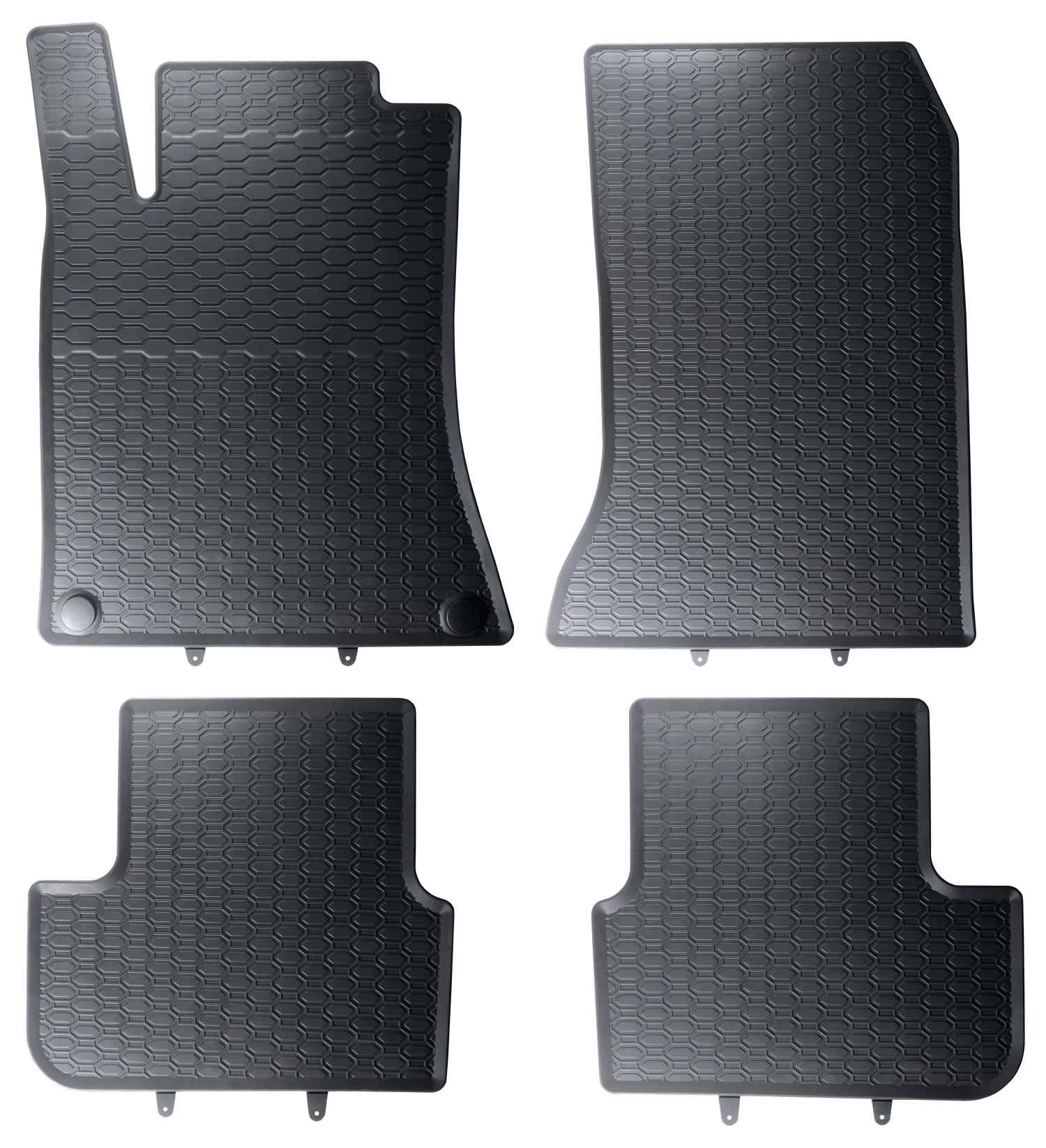 Alfombrillas de goma Mercedes CLA C117 (2013-2019) - Juego 4 Piezas