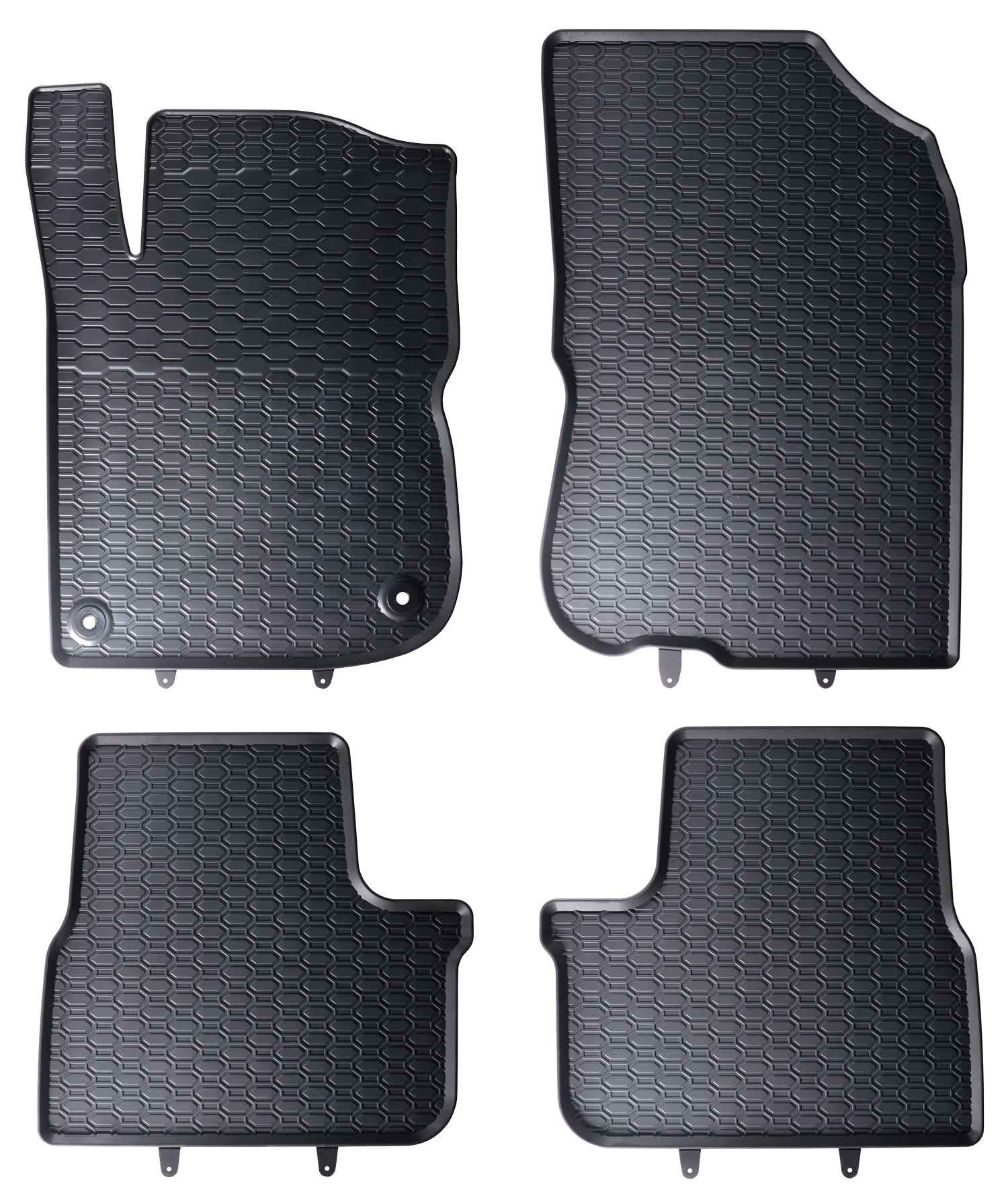 Alfombrillas de goma Peugeot 2008 I (2013-2019) - Juego 4 Piezas