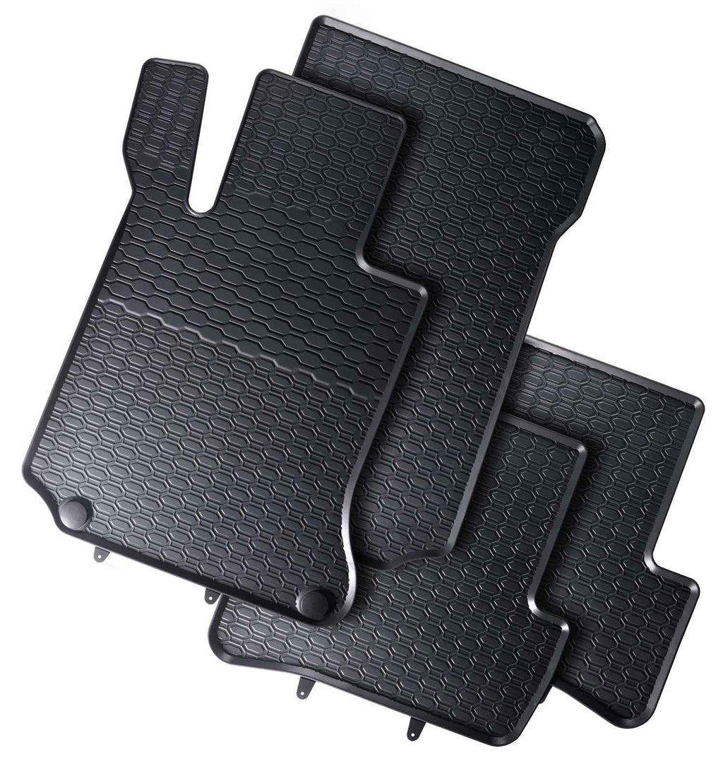Alfombrillas de goma Mercedes Clase C W204 (2006-2014) - Juego 4 Piezas