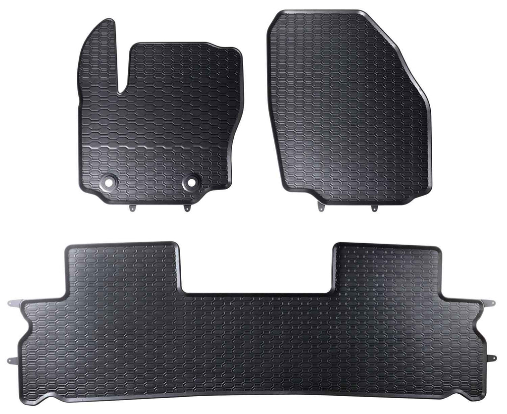 Alfombrillas de goma Ford Galaxy MK3 (2006-2015) 5 Plazas - 3era fila Unida