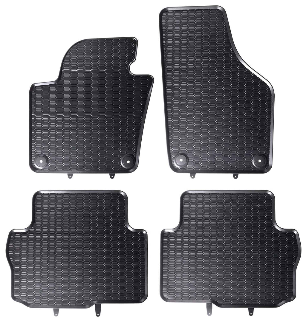 Alfombrillas de goma Volkswagen Sharan II (2010-actualidad) 5 Plazas - Juego 4 Piezas