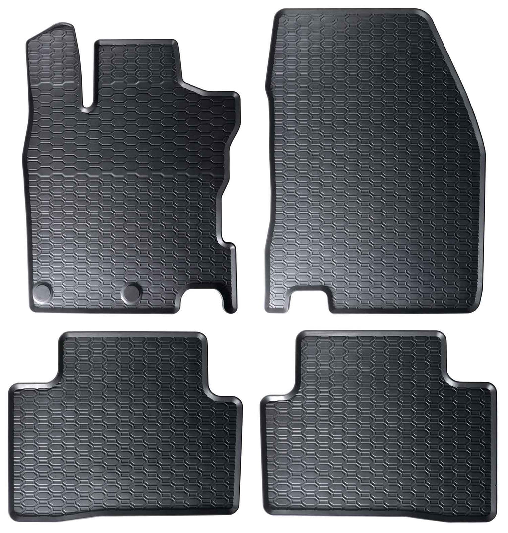 Alfombrillas de goma Nissan Qashqai II (2013-2021) - Juego 4 Piezas