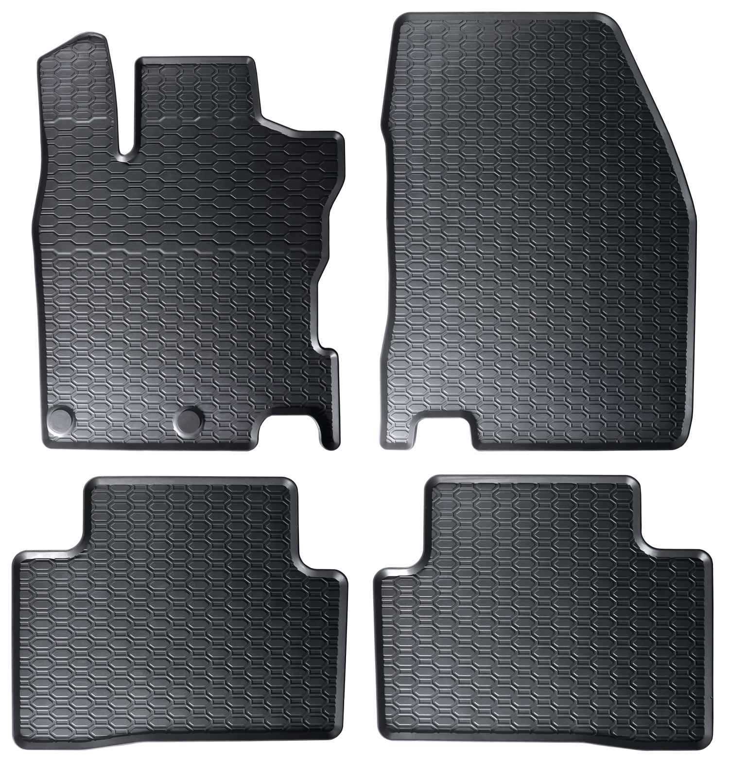 Alfombrillas de goma Nissan Qashqai II (2013-2021) - Juego 4 Piezas