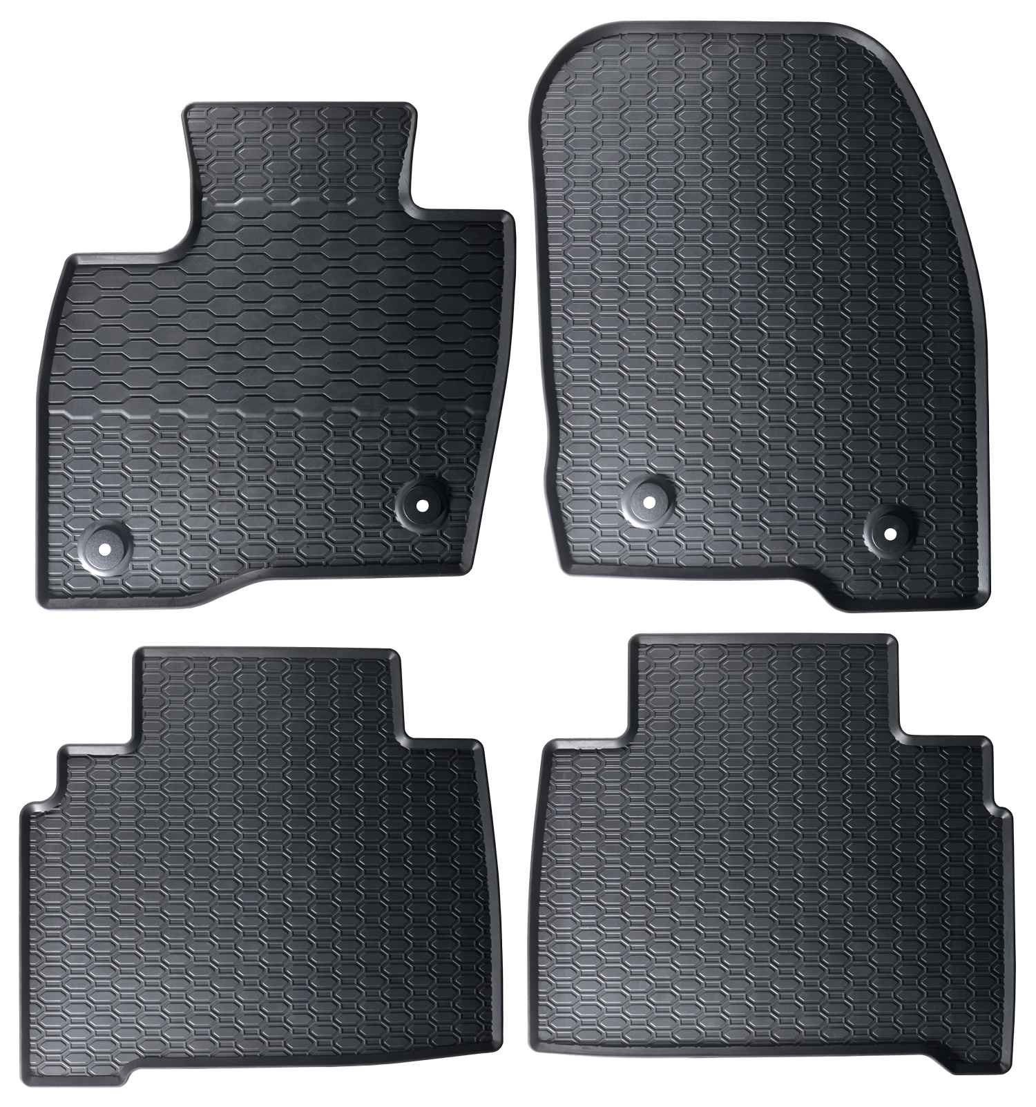 Alfombrillas de goma Ford Galaxy MK4 (2015-2023) 5 Plazas - Juego 4 Piezas