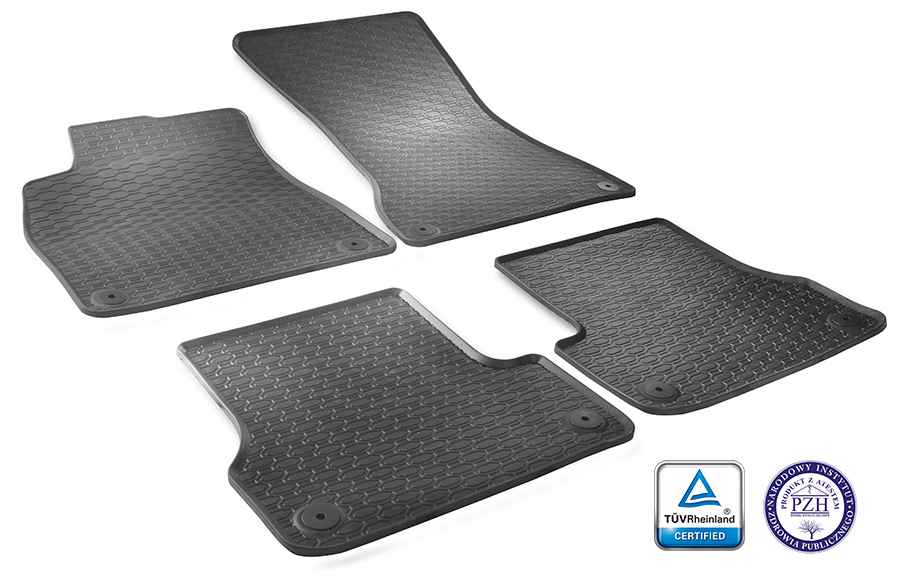 Alfombrillas de goma Audi A6 C7 (2011-2018) - Juego 4 Piezas