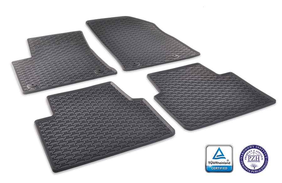 Alfombrillas de goma Citroën C3 Aircross (2017-actualidad) - Juego 4 Piezas
