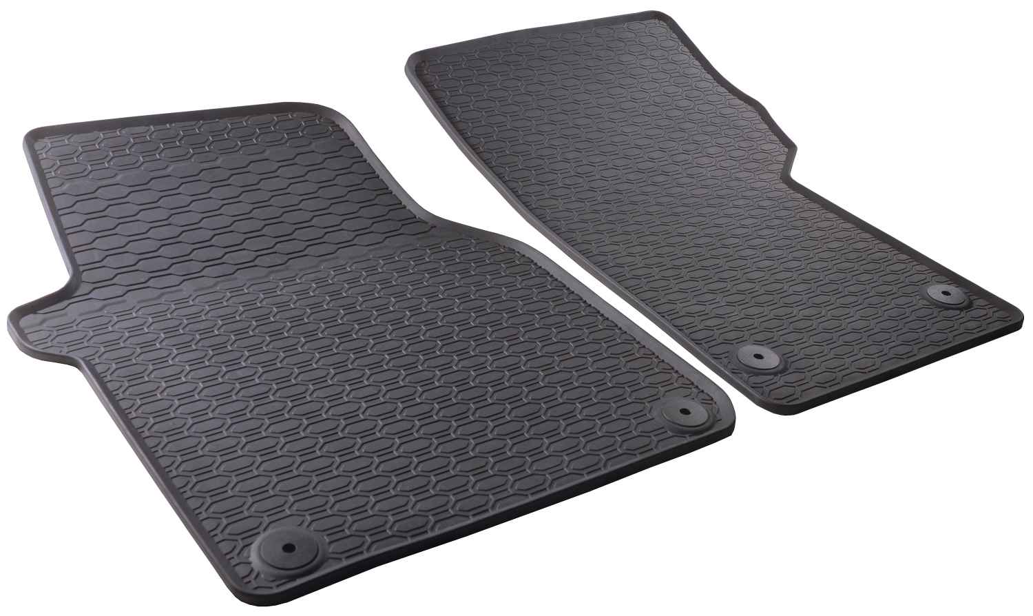 Alfombrillas de goma Volkswagen Crafter II (2016-actualidad) - 2 Alfombrillas Delanteras