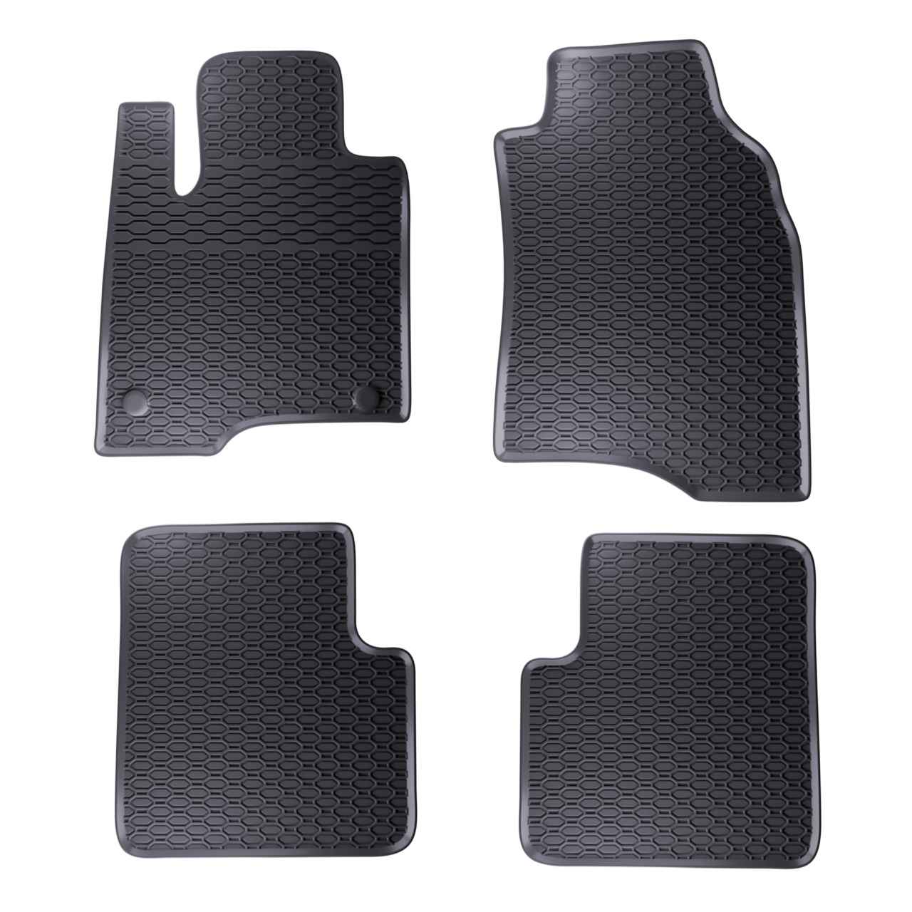Alfombrillas de goma Fiat Panda III (2011-actualidad) - Juego 4 Piezas