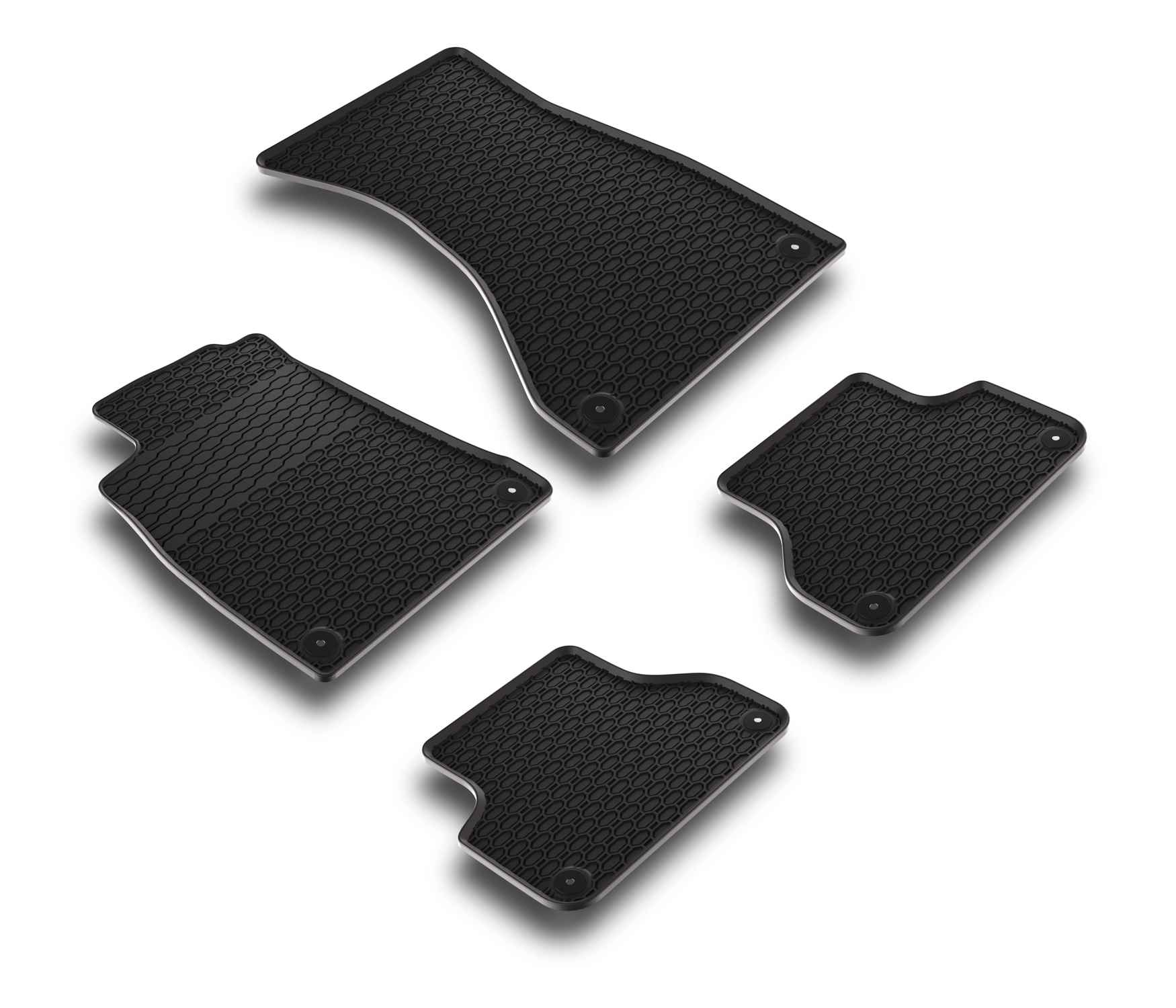 Alfombrillas de goma Audi A4 B9 (2015-2023) - Juego 4 Piezas