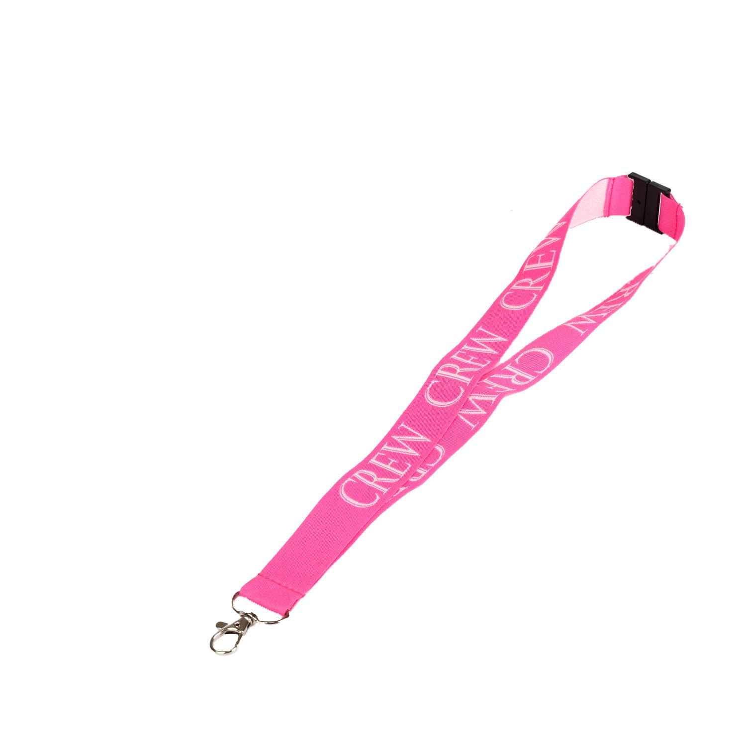 Lanyard Doble Cara con Mosqueton y Cierre de Seguridad