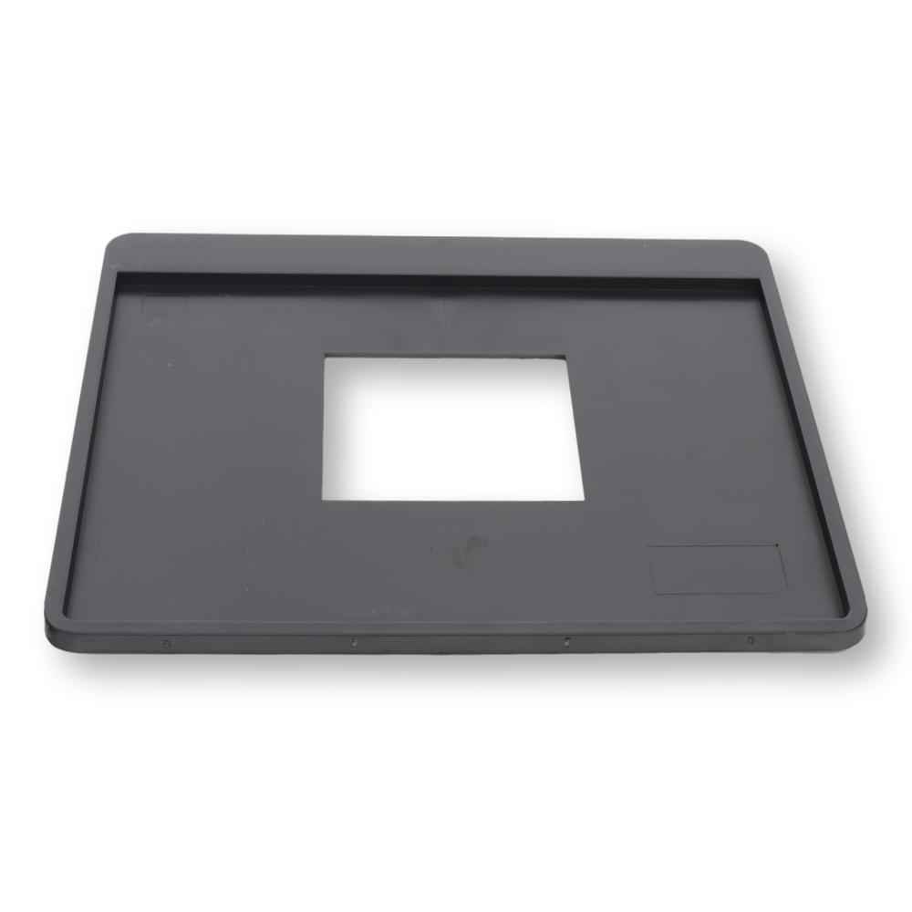 Portamatrículas plastico negro motocicleta