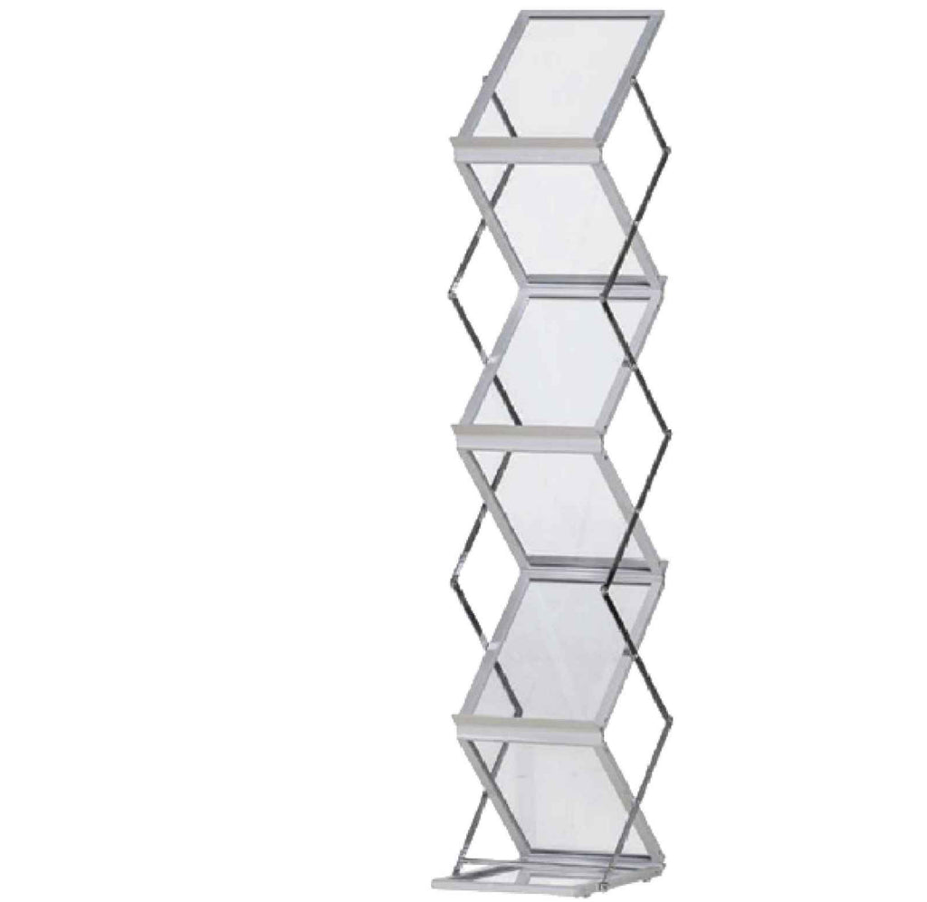 Portafolletos zigzag acrilico