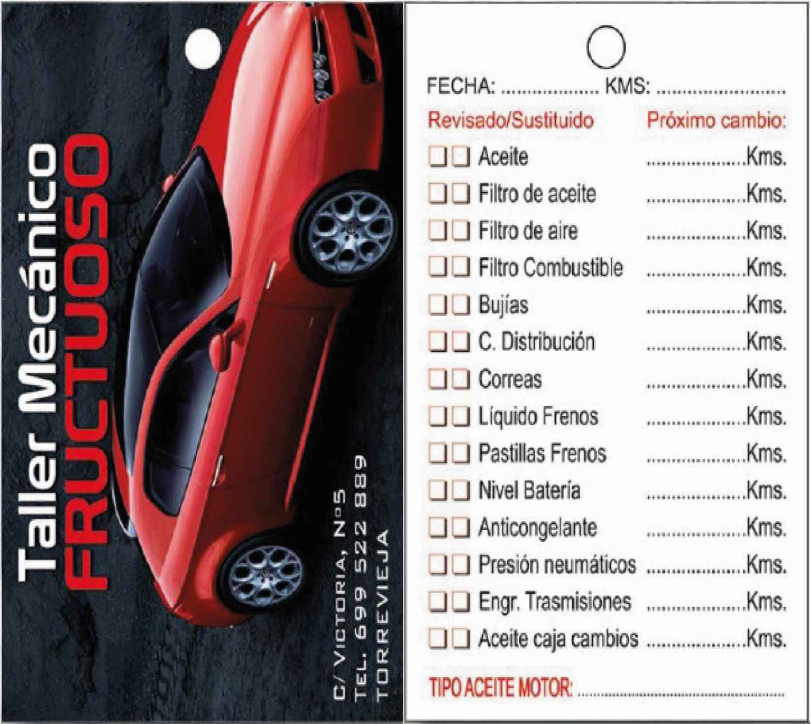 Etiquetas de Revision de Carton