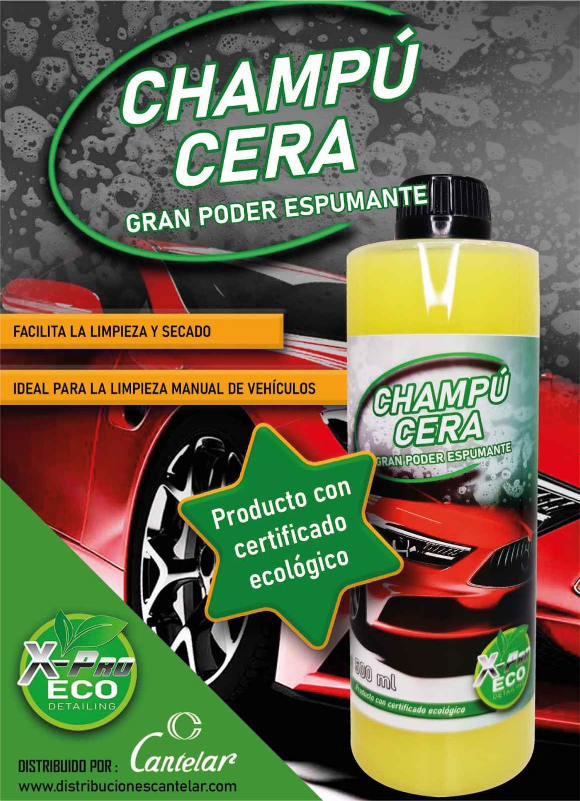 Champu Cera 500 ml (Gran Poder Espumante)