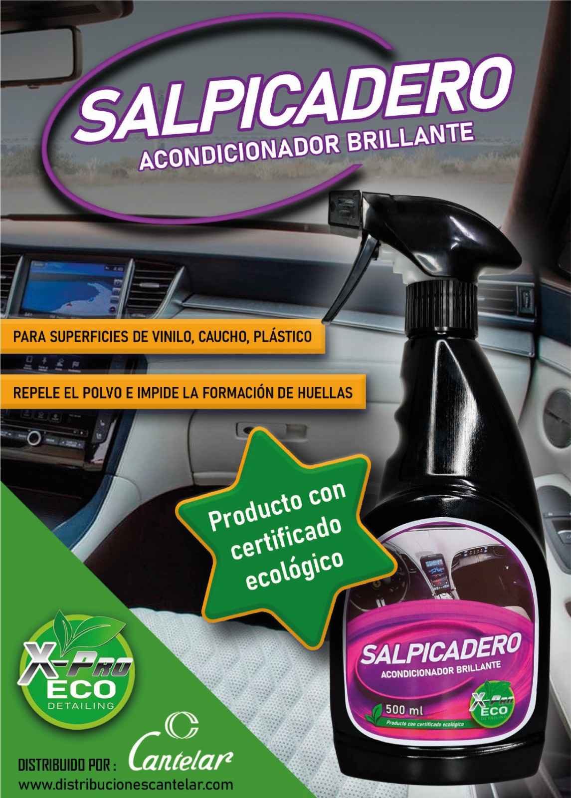 Salpicaderos 500 ml (Acondicionador Brillante)
