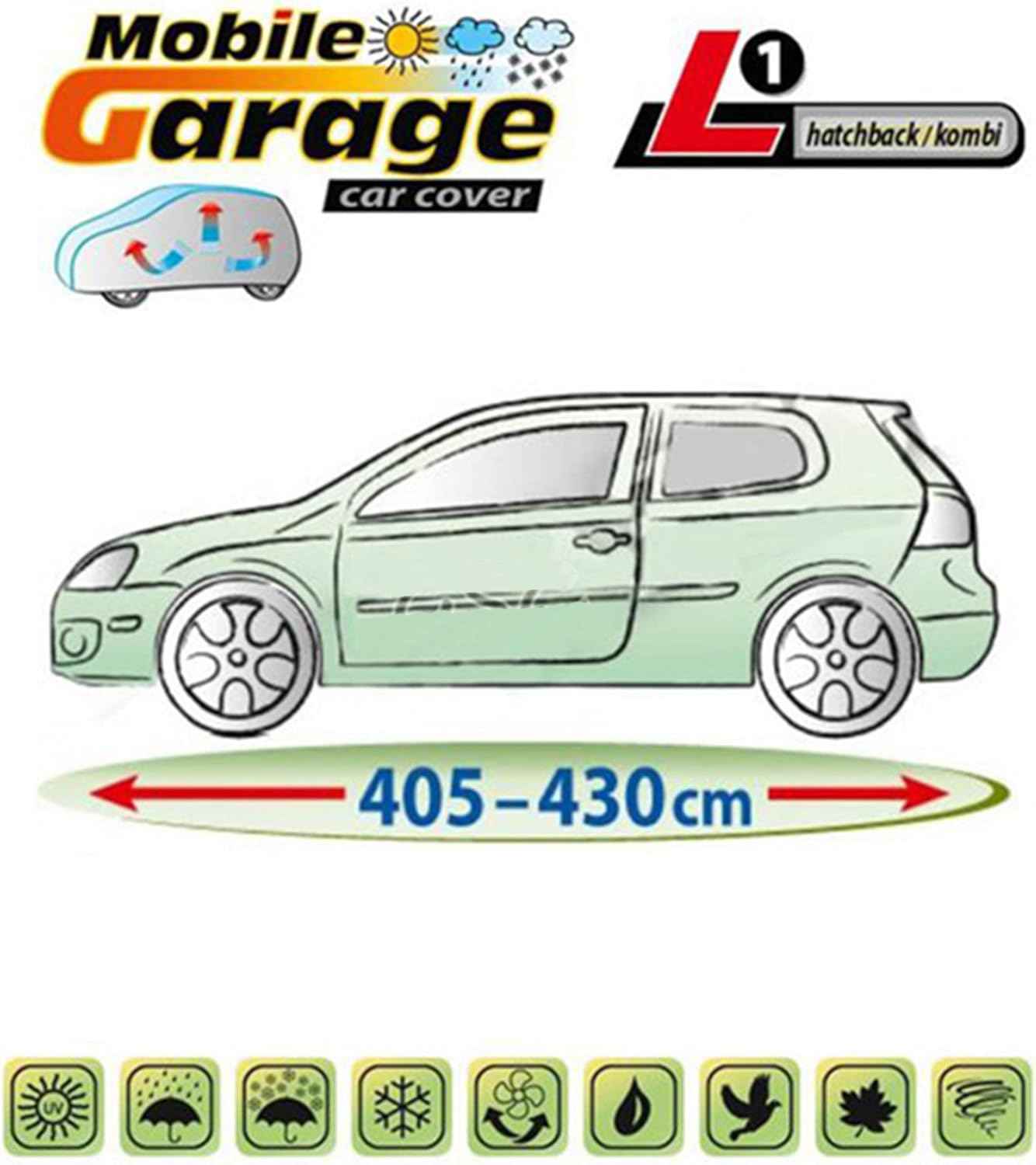 Funda cubrecoches exterior protectora