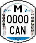 Etiqueta identificativa VMP para patinete