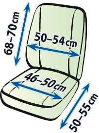 Funda asiento conductor furgoneta - ARES DV1M