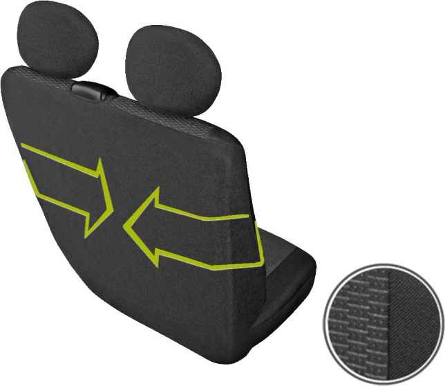 Funda asiento banco furgoneta - Ares DV2M