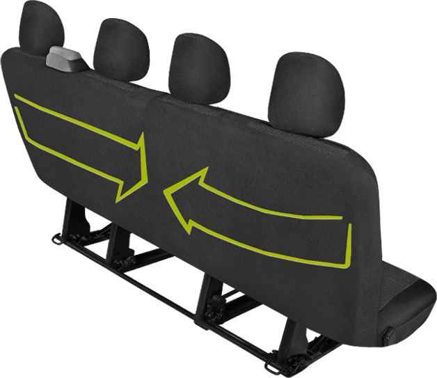 Funda 4 asientos furgoneta - ARESDV4