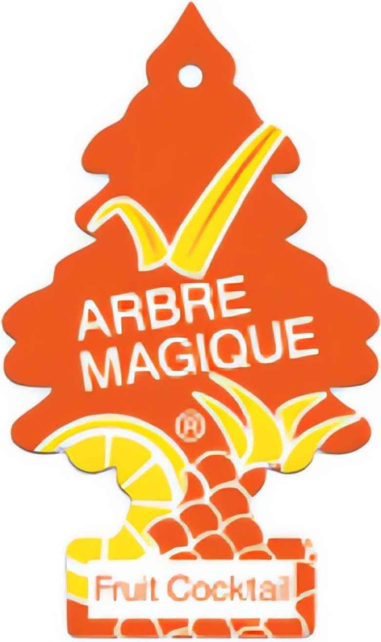 Ambientador de coche tipo árbol · Aromas: Pino, Vainilla, Limón, Fresa y más