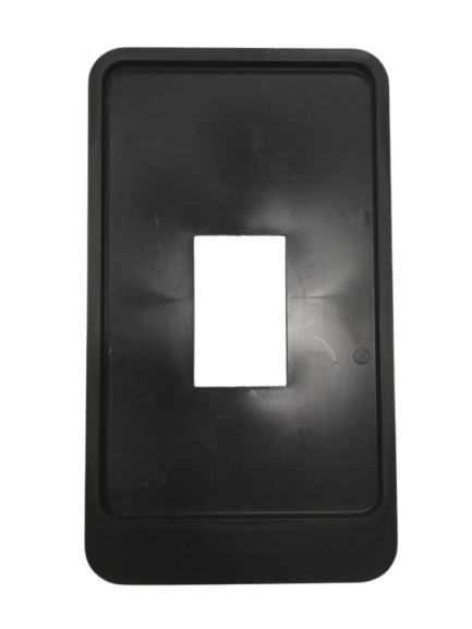 Portamatrículas plastico negro ciclomotor 105x195mm