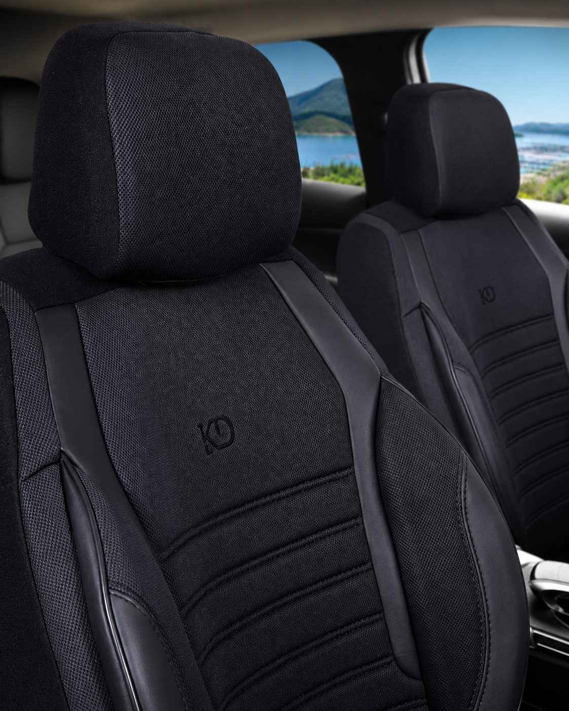 Fundas de asiento coche 5 plazas Goksu