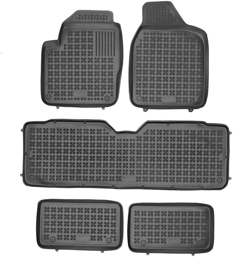 Alfombrillas de goma Seat Alhambra, Volkswagen Sharan 7pl (1995-2010), Ford Galaxy 7pl (1995-2006) a medida