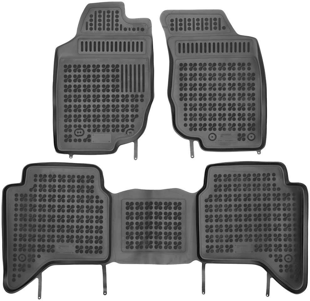 Alfombrillas de goma Toyota Hilux 4p (2005-actualidad) a medida