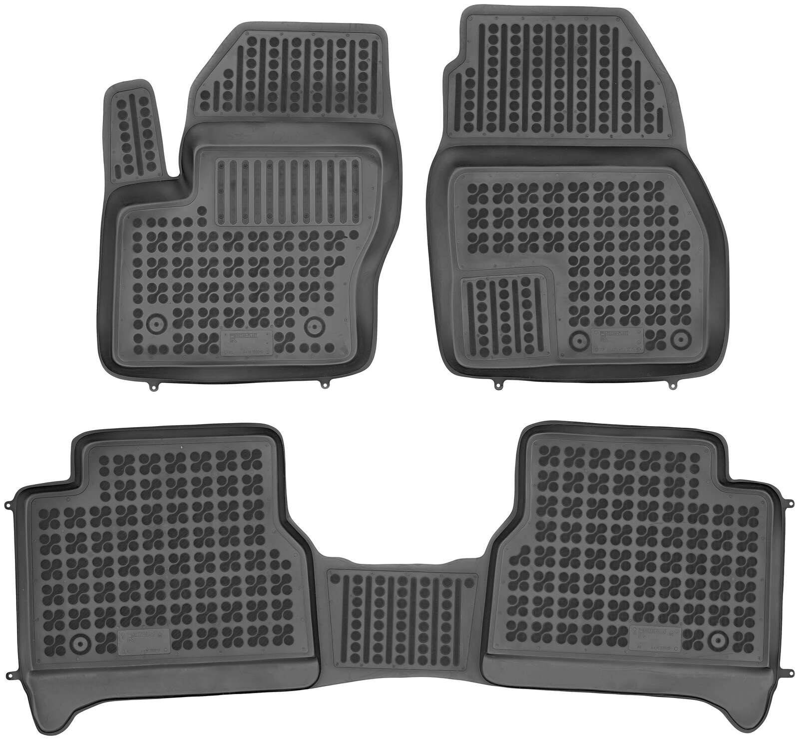 Alfombrillas de goma Ford Tourneo Connect II, Transit Connect II Refuerzo en Lado Conductor (2013-actualidad) a medida