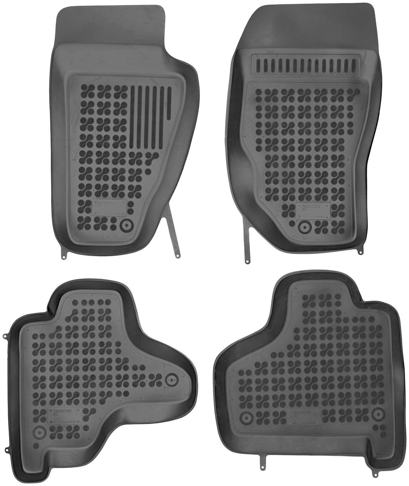 Alfombrillas de goma Jeep Cherokee IV KK (2007-2012) a medida