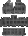 Alfombrillas de goma Kia Carnival 7pl (2004-actualidad) a medida