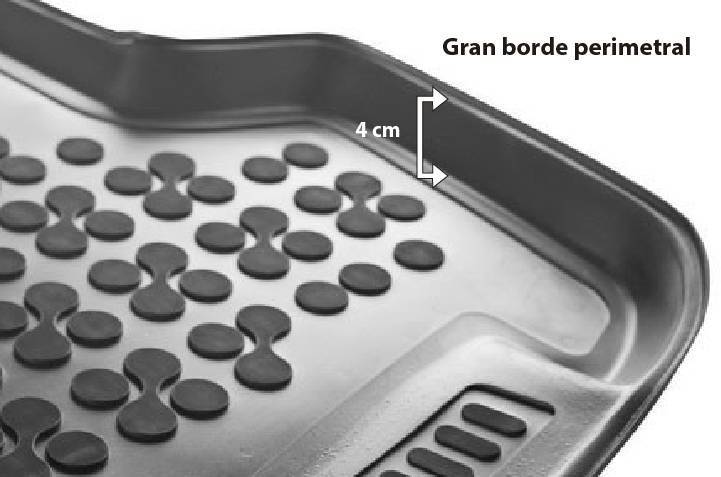 Protector de maletero de goma Volkswagen T-Roc parte baja (2017-actualidad) a medida