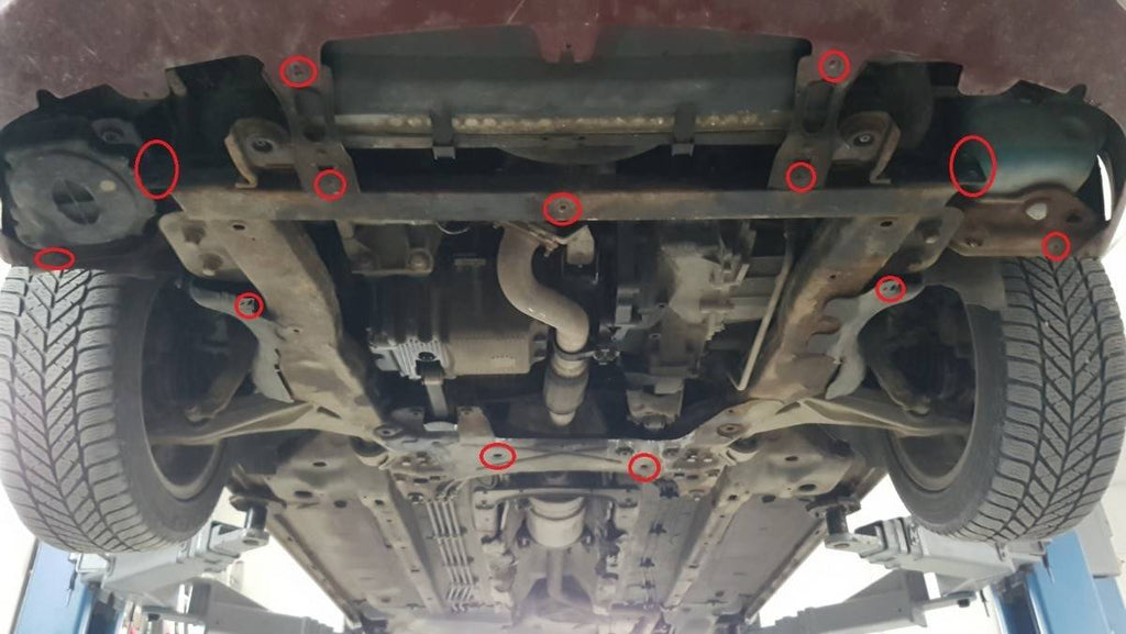 Cubre cárter metálico Alfa Romeo 159 (2004-2011) a medida