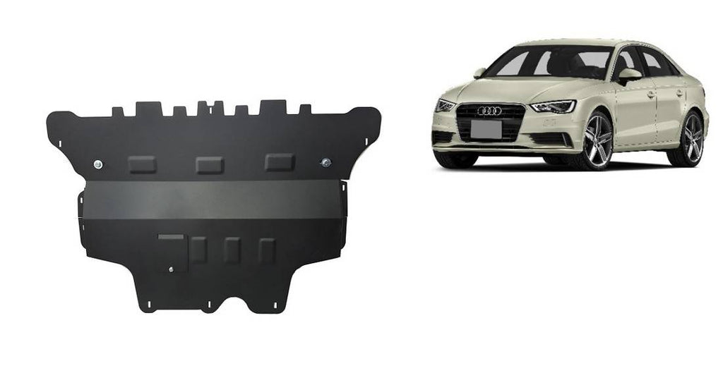 Cubre cárter metálico Audi A3 (8V) - Caja de Cambios Automática "30.145A" (2012-actualidad) a medida