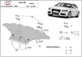 Cubre cárter metálico Audi A4 B8, Diesel (2008-2014) a medida