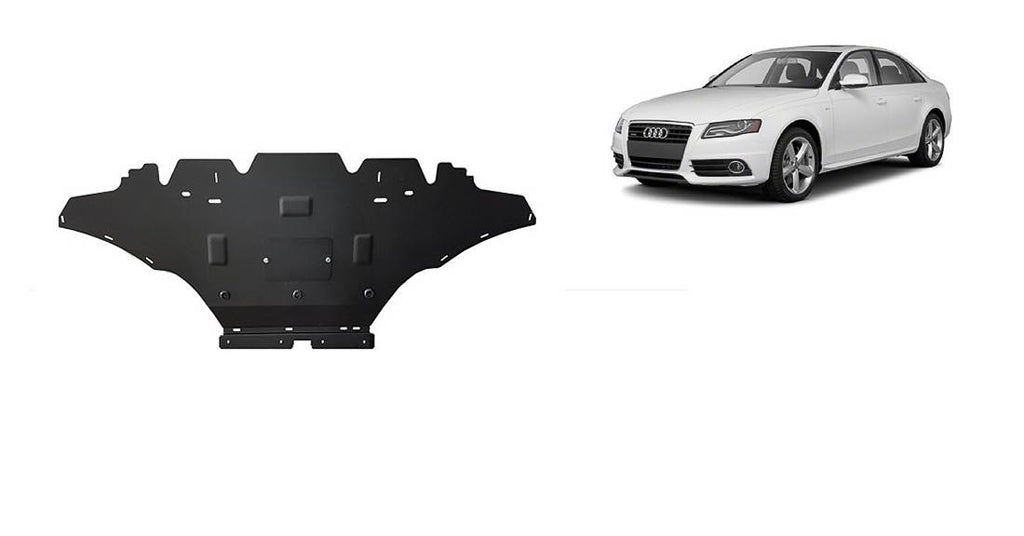 Cubre cárter metálico Audi A4 B8, Gasolina (2008-2014) a medida