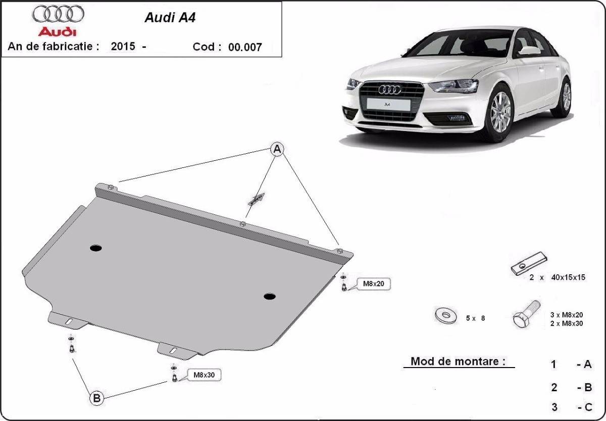 Protección de Caja de Cambios Audi A4 B9 All Road (2015-actualidad)