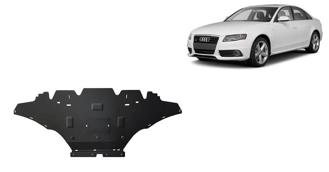 Cubre cárter metálico Audi A4 B8 All Road, Gasolina (2008-2014) a medida