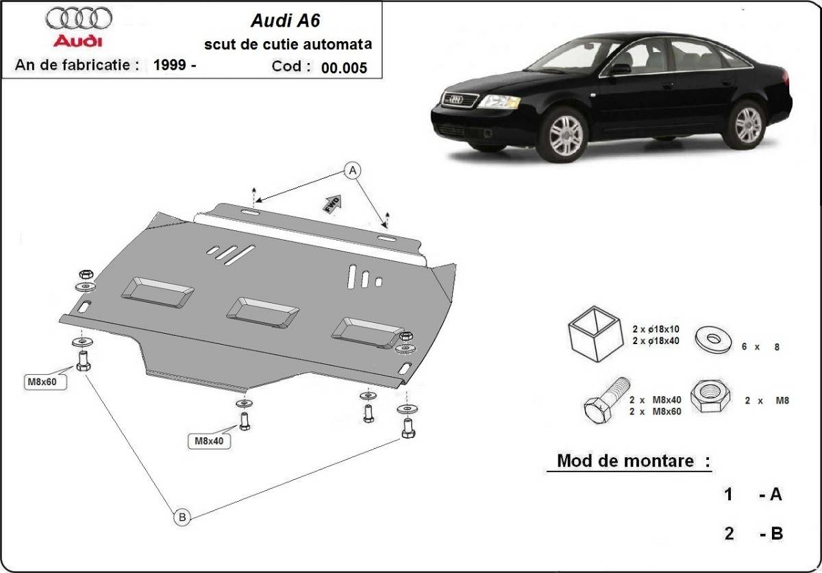 Protección de Caja de Cambios Audi A6 (1997-2004)