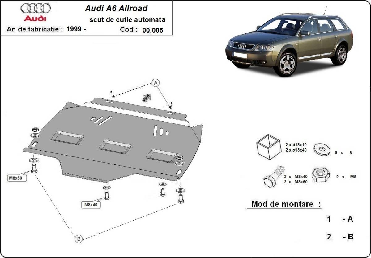 Protección de Caja de Cambios Audi Allroad A6 (2000-2005)