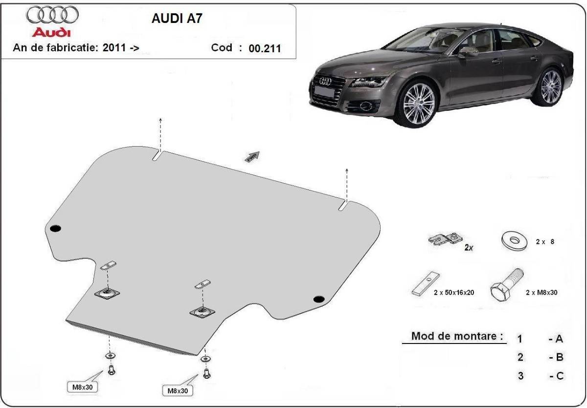 Protección de Caja de Cambios Audi A7 (2011-2018)